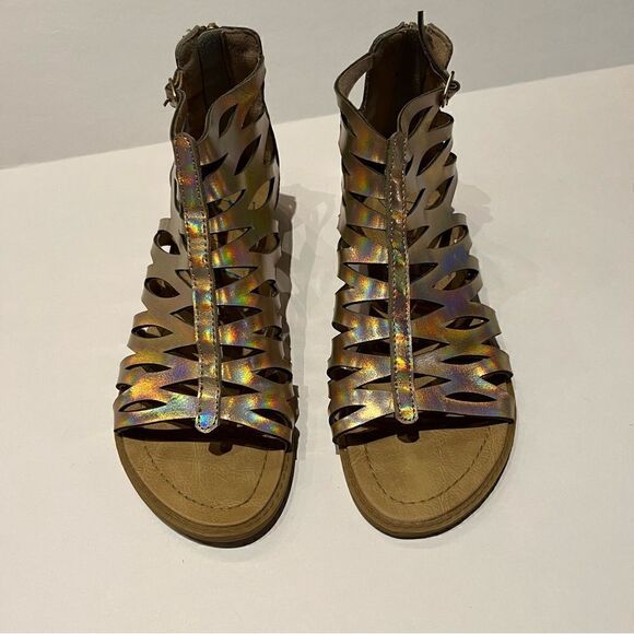 Blowfish Malibu Women's Gladiator Sandals Iridescent Pink Size 7 - Picture 2 of 11